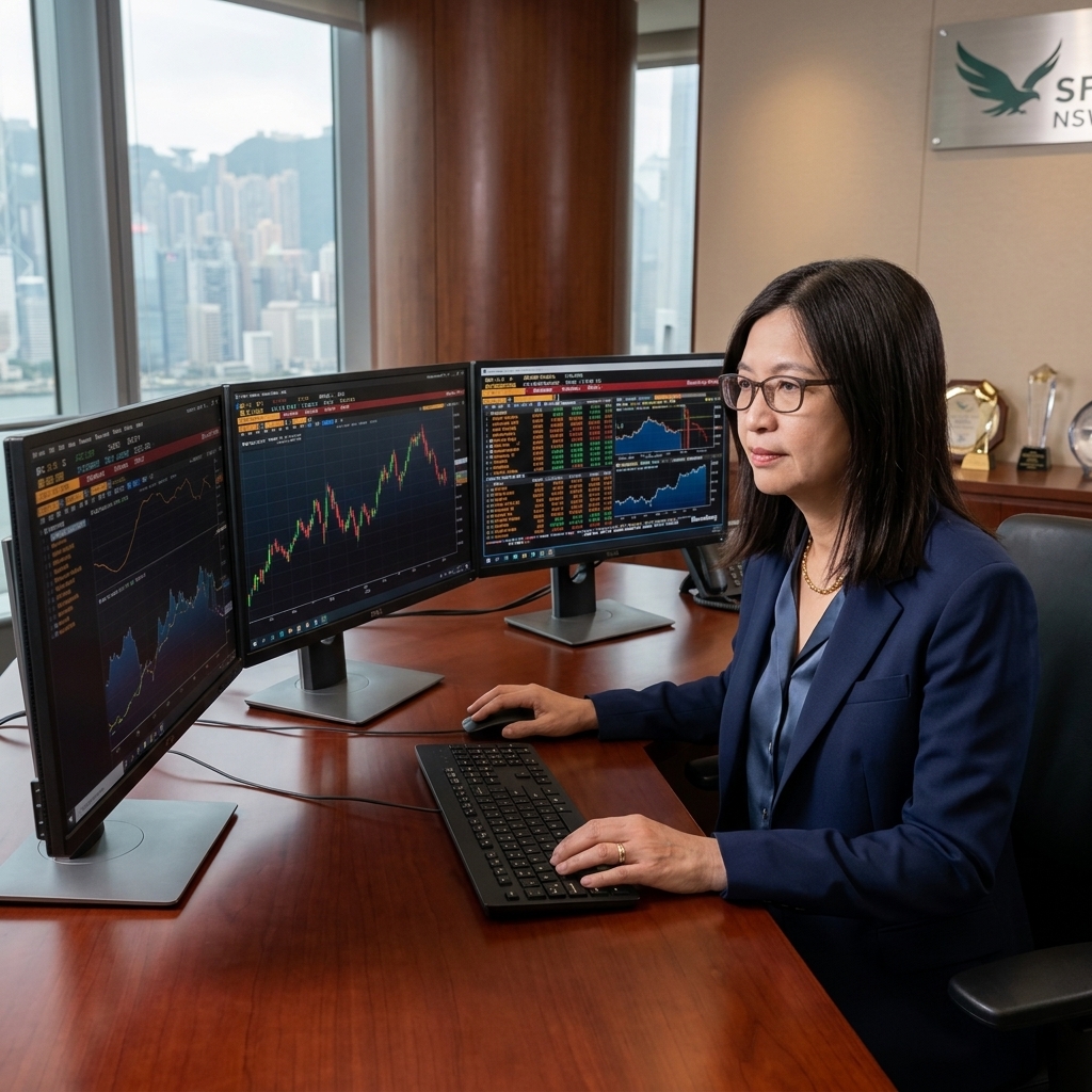 Coach Julia Leung conducting a live 1-on-1 institutional trading mentorship session